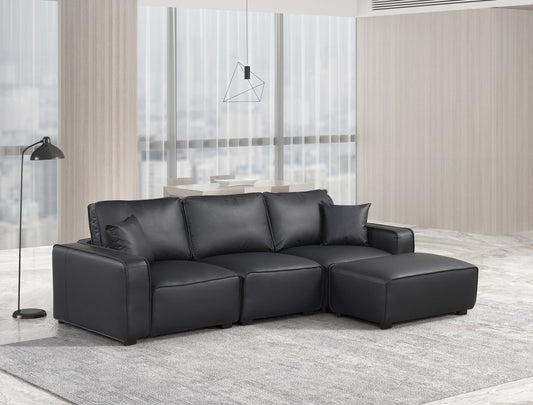 Columbia Black Sectional **NEW ARRIVAL**