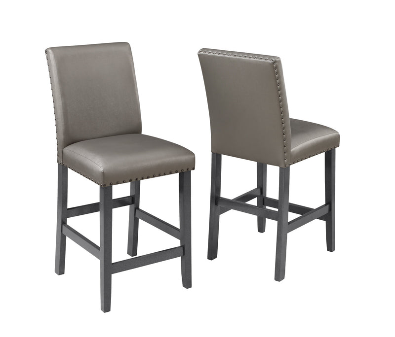 Bankston Gray Counter Height Dining Set