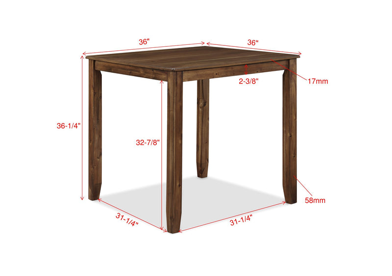 Ashborn 5-Piece Counter Height Dining Set b