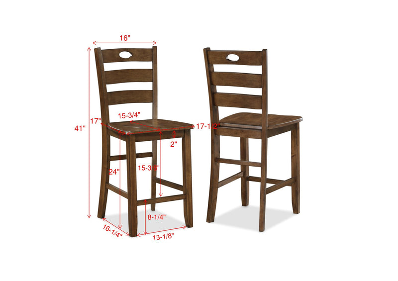 Ashborn 5-Piece Counter Height Dining Set b