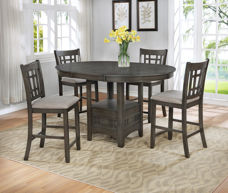 Hartwell Gray Counter Height Dining Set