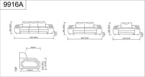 MI-9916A Matrix 3pcs (WH/BK)