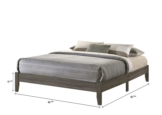 5109 Skyler Gray Queen Platform Bed