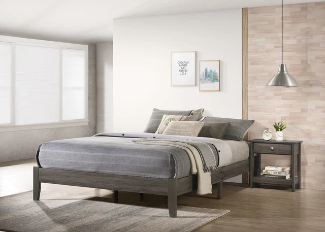 5109 Skyler Gray Queen Platform Bed