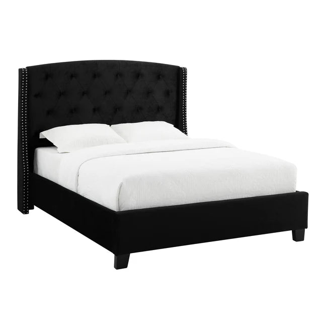 5111 Eva Velvet Upholstered Bed