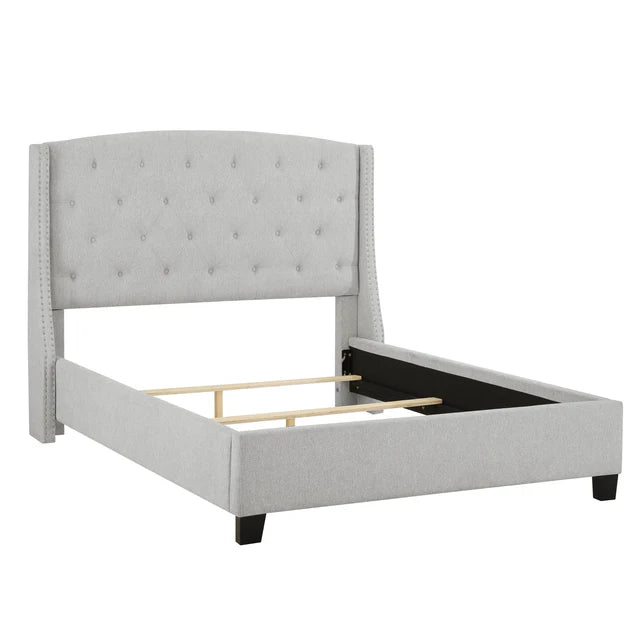 5111 Eva Velvet Upholstered Bed