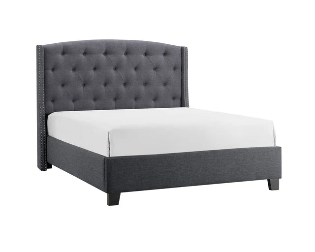 5111 Eva Velvet Upholstered Bed