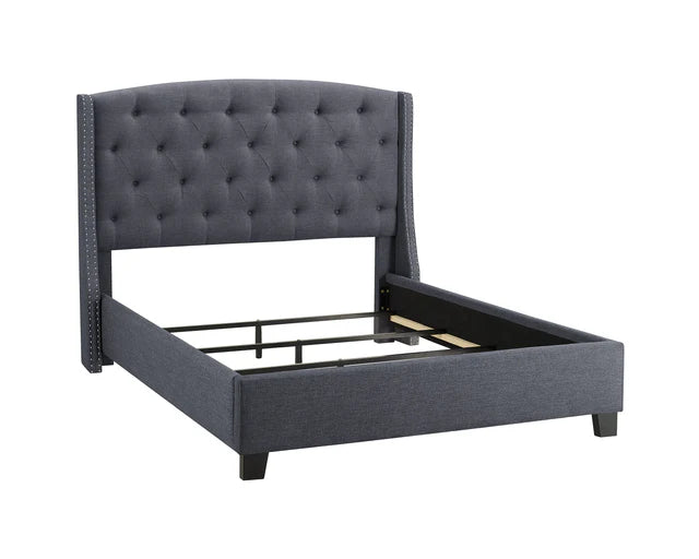 5111 Eva Velvet Upholstered Bed