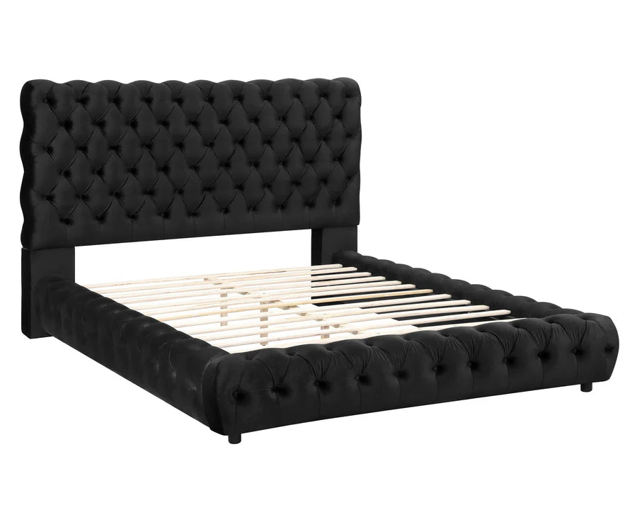 Dream Black Platform Bed - Queen, King