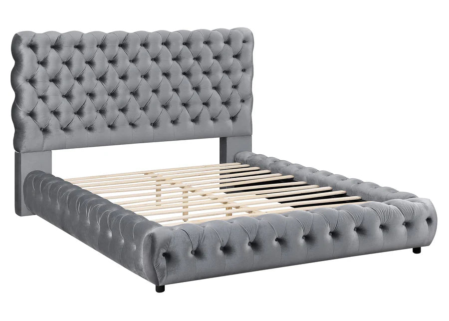 Dream Gray Platform Bed - Queen, King