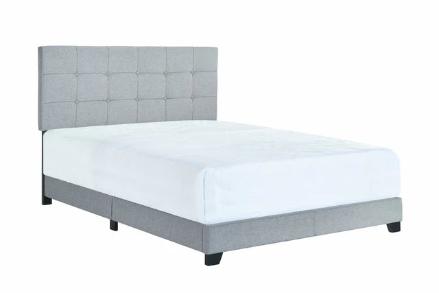 5270 Florence Gray Queen Upholstered Bed