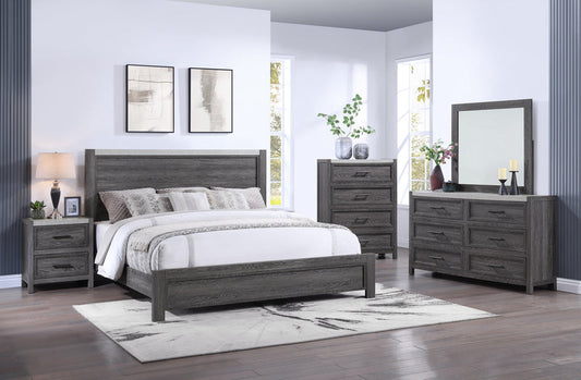 Madsen Gray Panel Bedroom Set