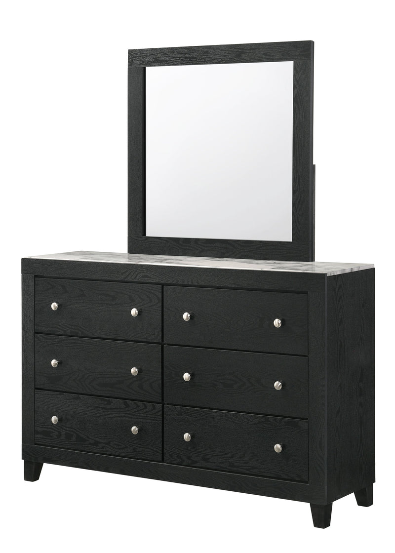 B4510 Cadence Black LED Panel Bedroom Set