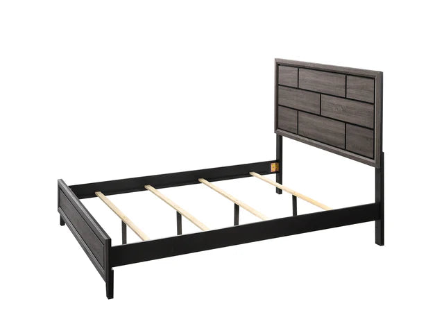 B4620 Akerson Gray Panel Bed