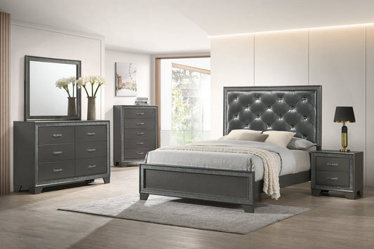 Kaia Gray Panel Bedroom Set