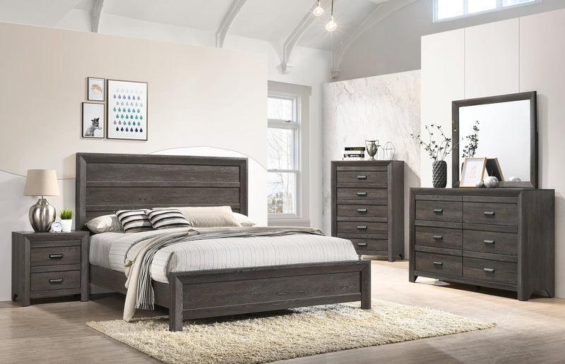 Adelaide Brown Panel Bedroom Set