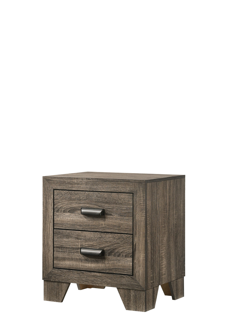 Millie Brownish Gray Panel Bedroom Set