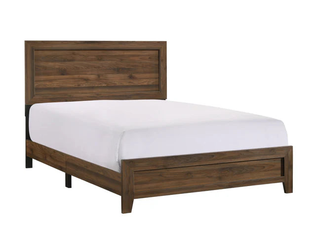 b9250 Millie Cherry Brown Queen Panel Bed