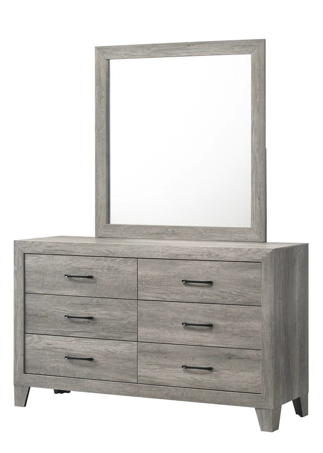 B9320 Hopkins Driftwood Platform Bedroom Set