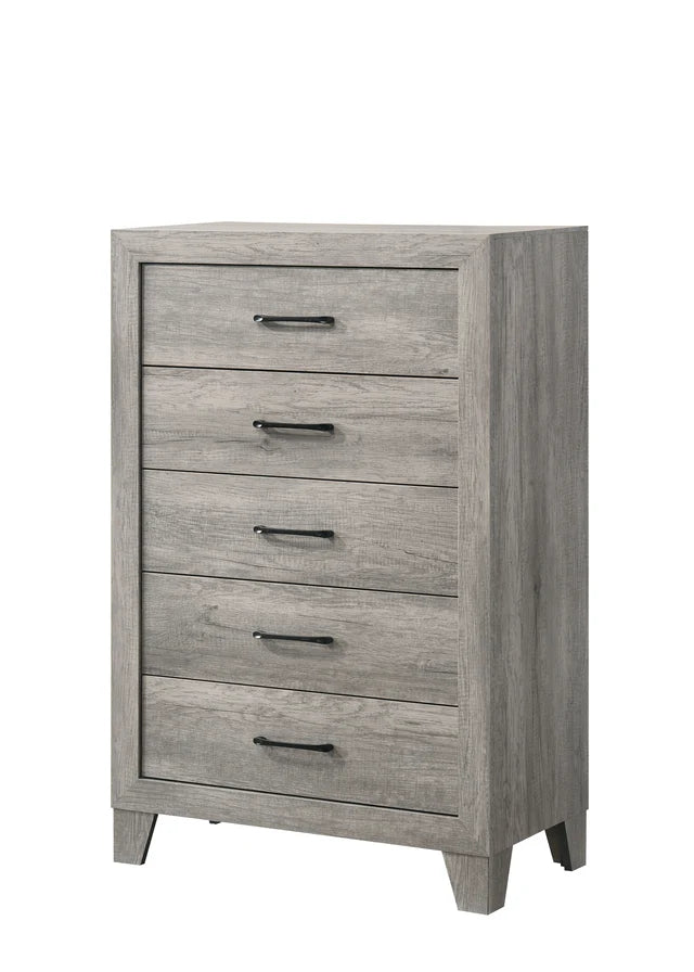 B9320 Hopkins Driftwood Platform Bedroom Set