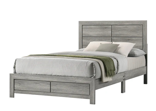 B9320 Hopkins Driftwood Platform Bedroom Set