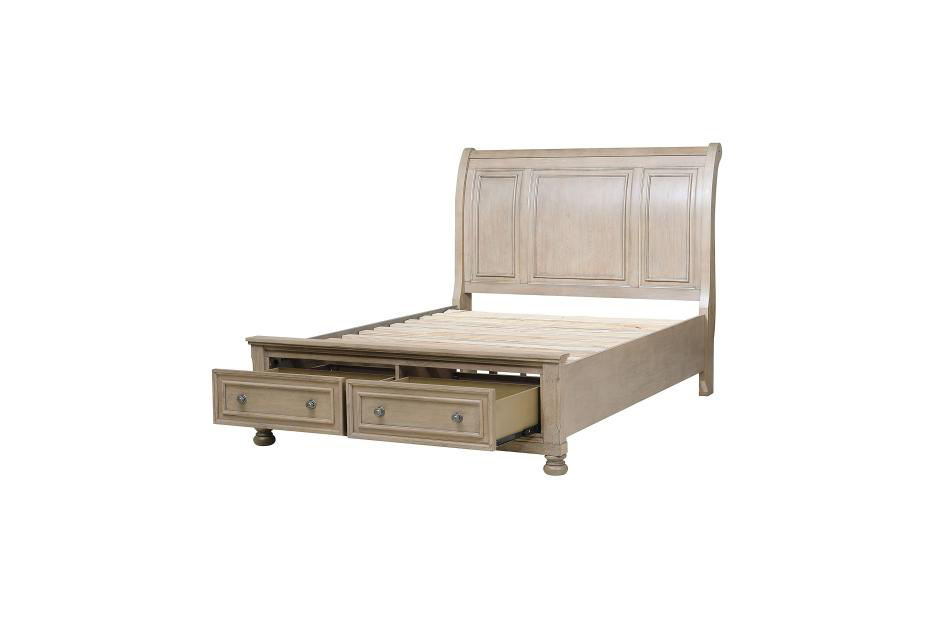 2259GY Bedroom-Bethel Collection
King Bed 4pcs 2x Night Stands and Dresser