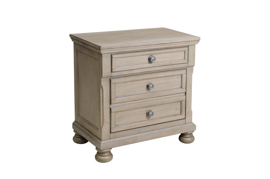 2259GY Bedroom-Bethel Collection
King Bed 4pcs 2x Night Stands and Dresser