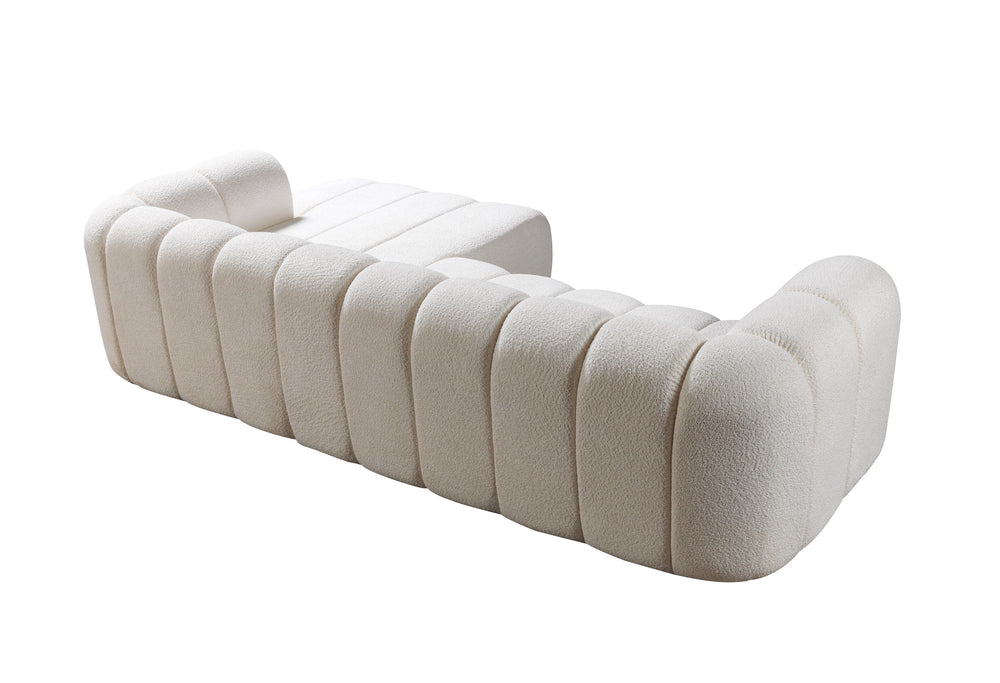 Lis Ivory Boucle RAF 115" Sectional [ETA: 8/25]