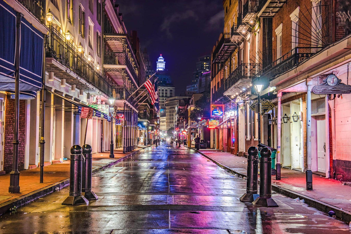 Temp Glass w/ Foil – Bourbon Street New Orleans