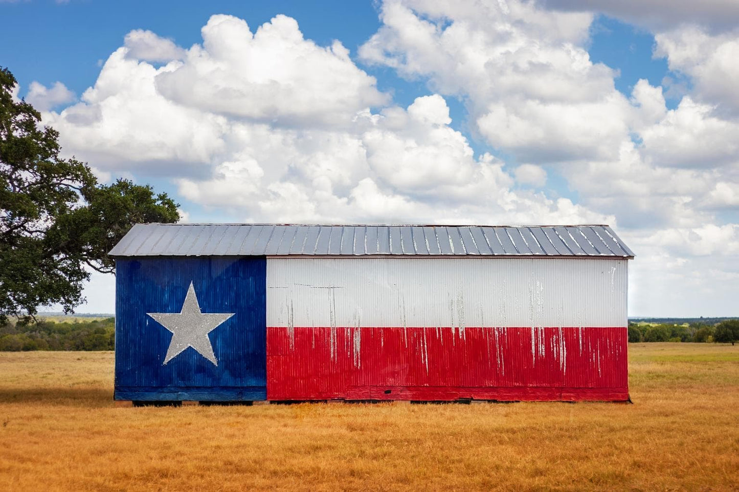 Tempered Glass w/ Foil – Txas Flag Barn