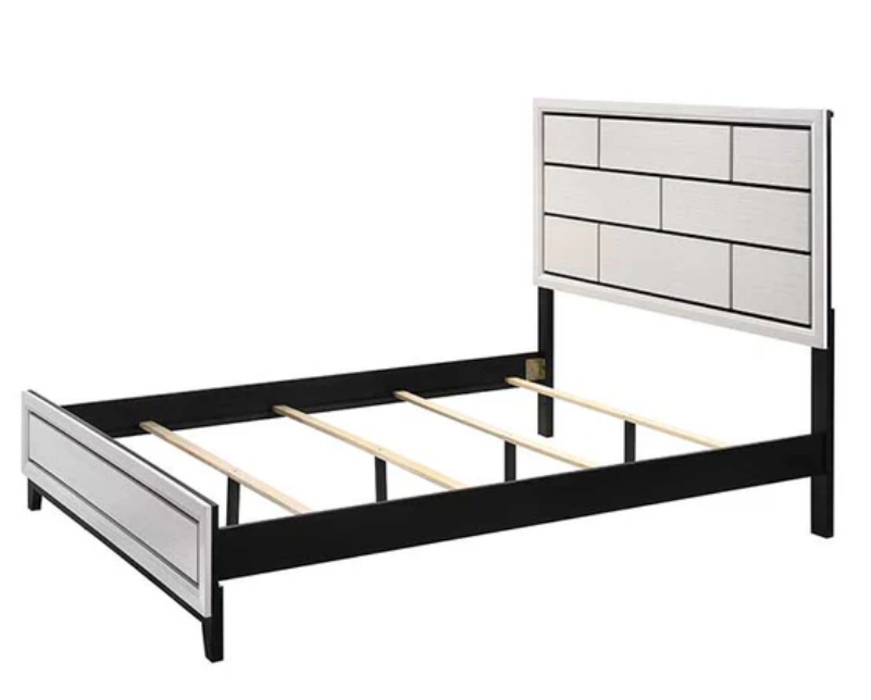 B4620 Akerson Gray Panel Bed