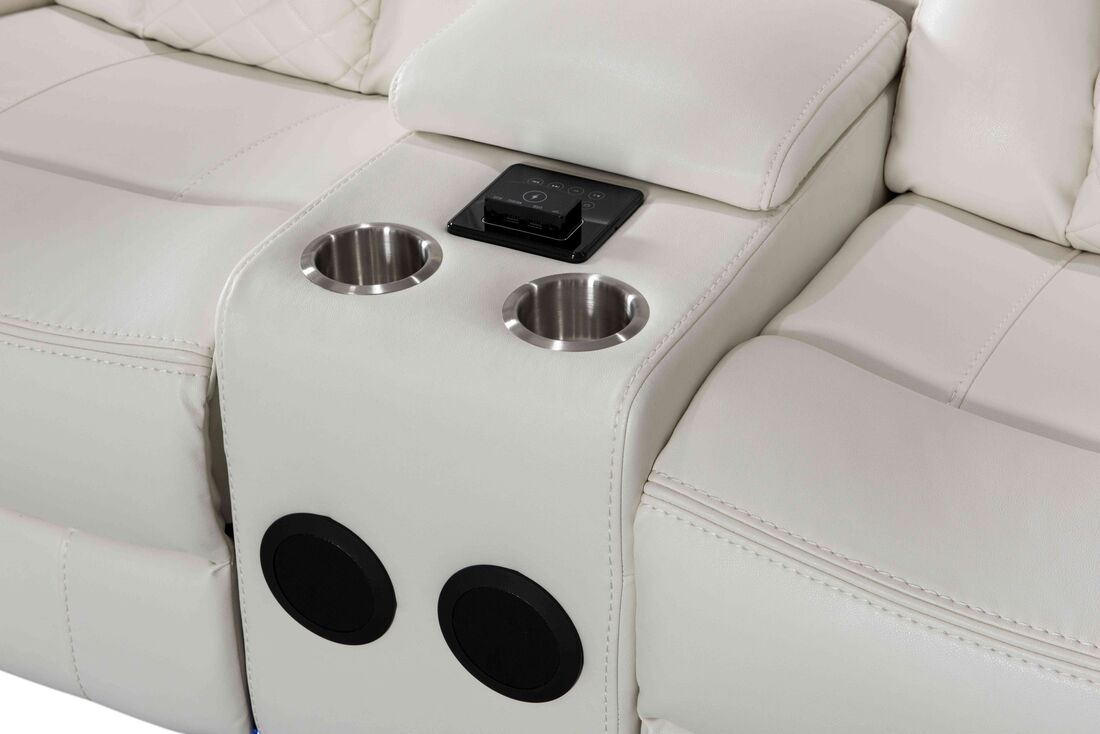 Alexa White - 3PC Power Reclining Set