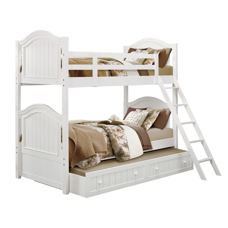 Clementine White Twin/Twin Bunk Bed