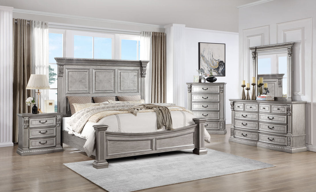 B2010 Platinum Bedroom Set