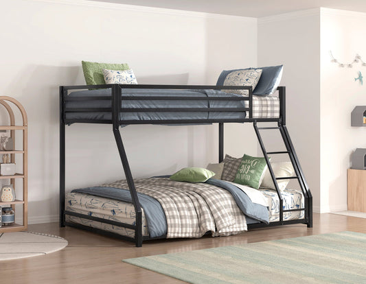 Jovie Black Metal Twin/Full Bunk Bed