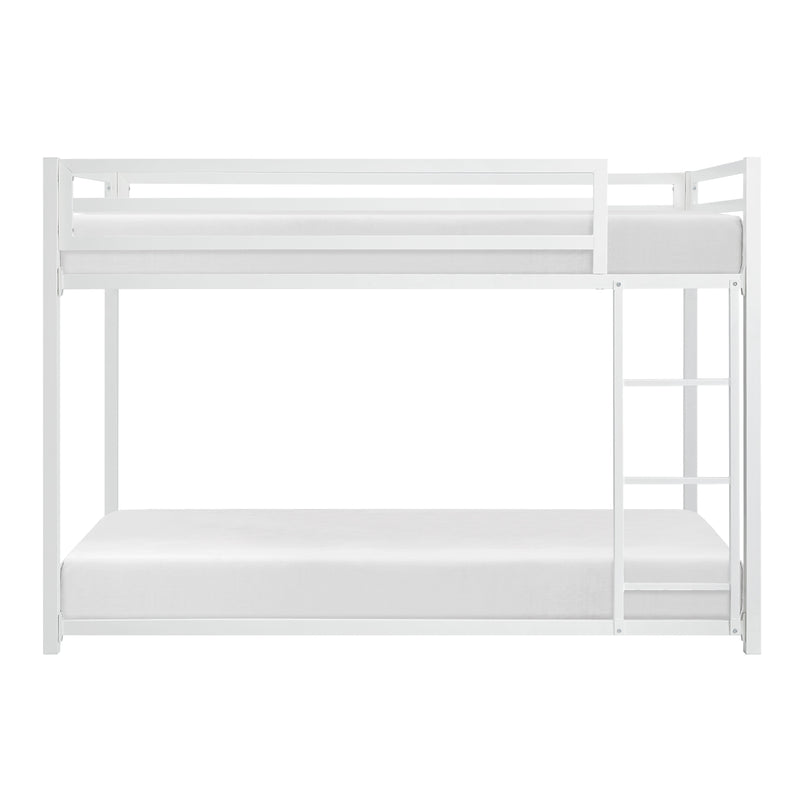 Jovie White Metal Twin/Twin Bunk Bed