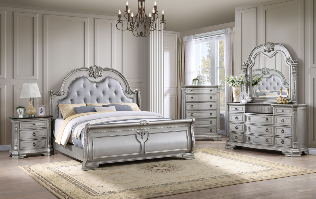 B3010  Platinum Bedroom Set