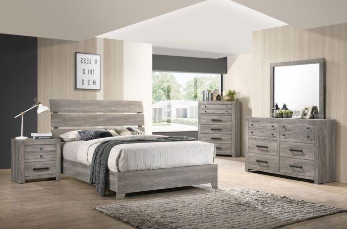 Tundra Platform Queen Bed Set - 6 Pc.