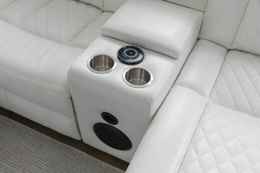 Champion White Reclining Sectional **NEW ARRIVAL**