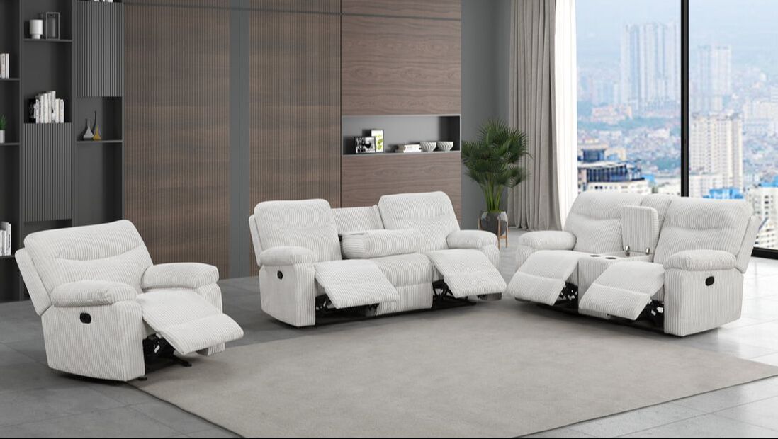 BRAVO - Beige 3pc Reclining Set **COMING SOON** (ETA 5/20)