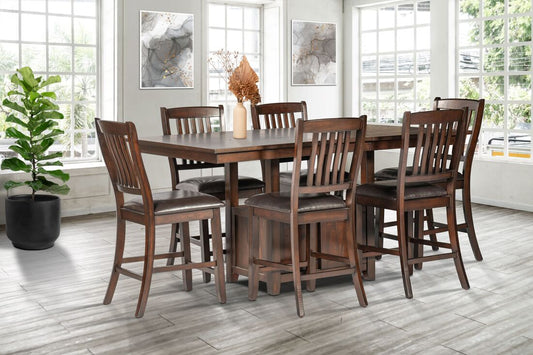 D850 - Counter Height Table + 6 Chair Set **ON SALE**