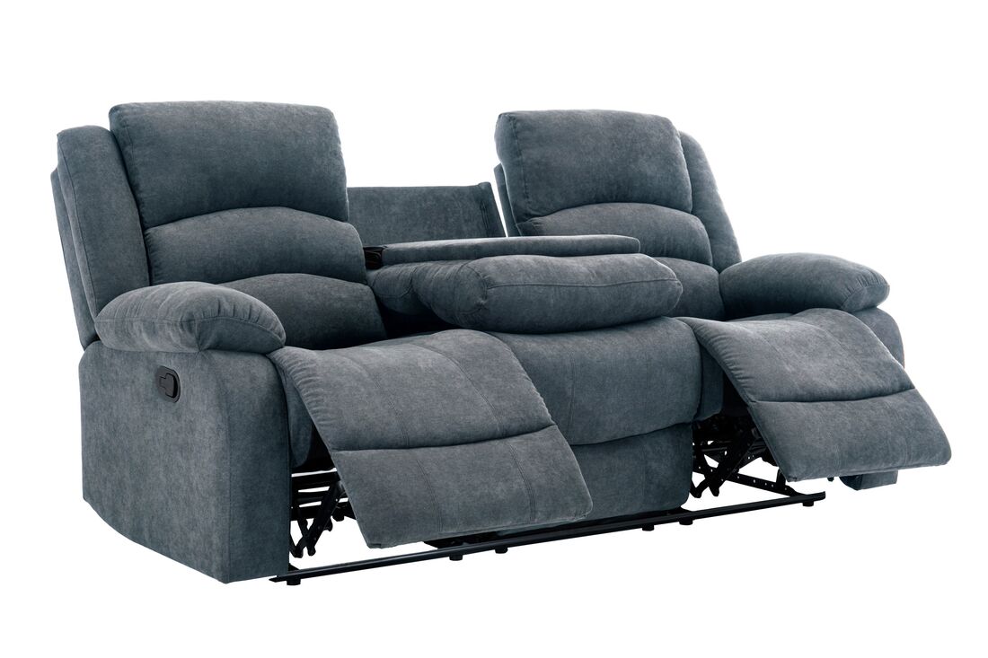 Dynamo2-CHARCOAL 3PC Reclining Set (ETA: 5/1)