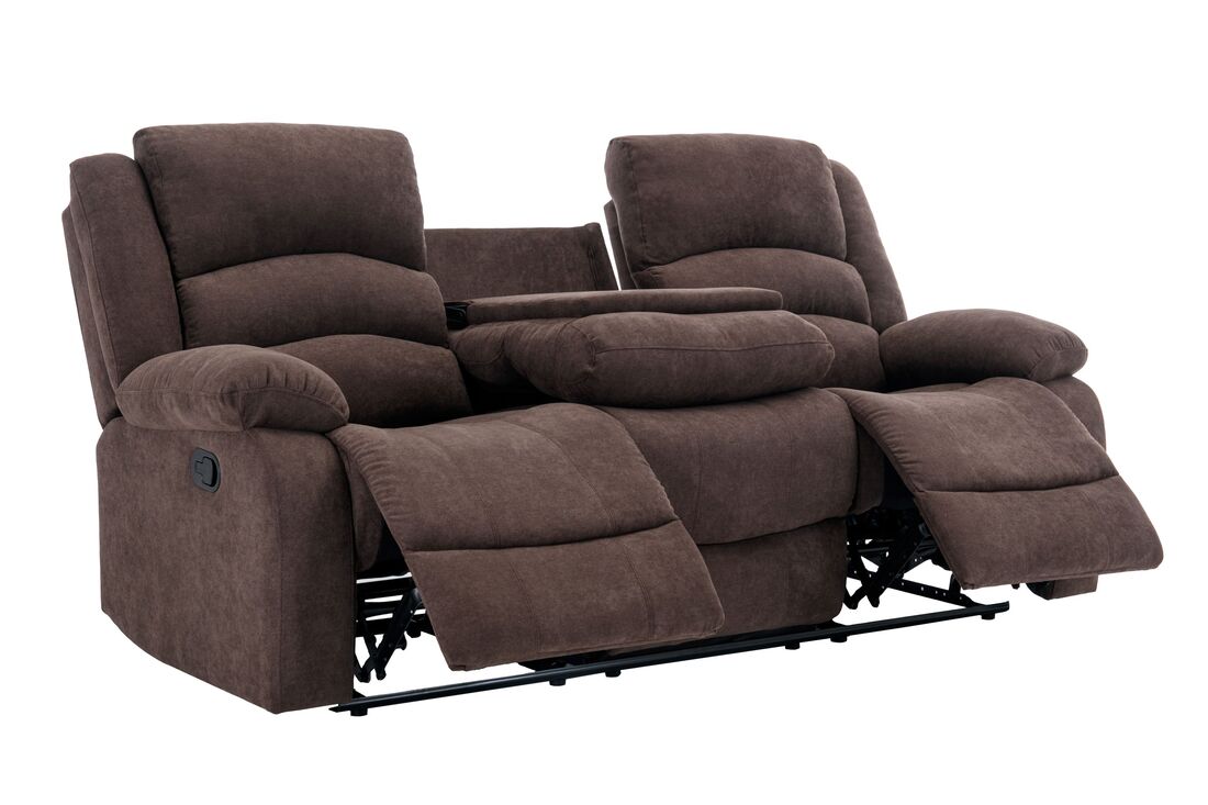 Dynamo2-CHOCOLATE 3PC Reclining Set