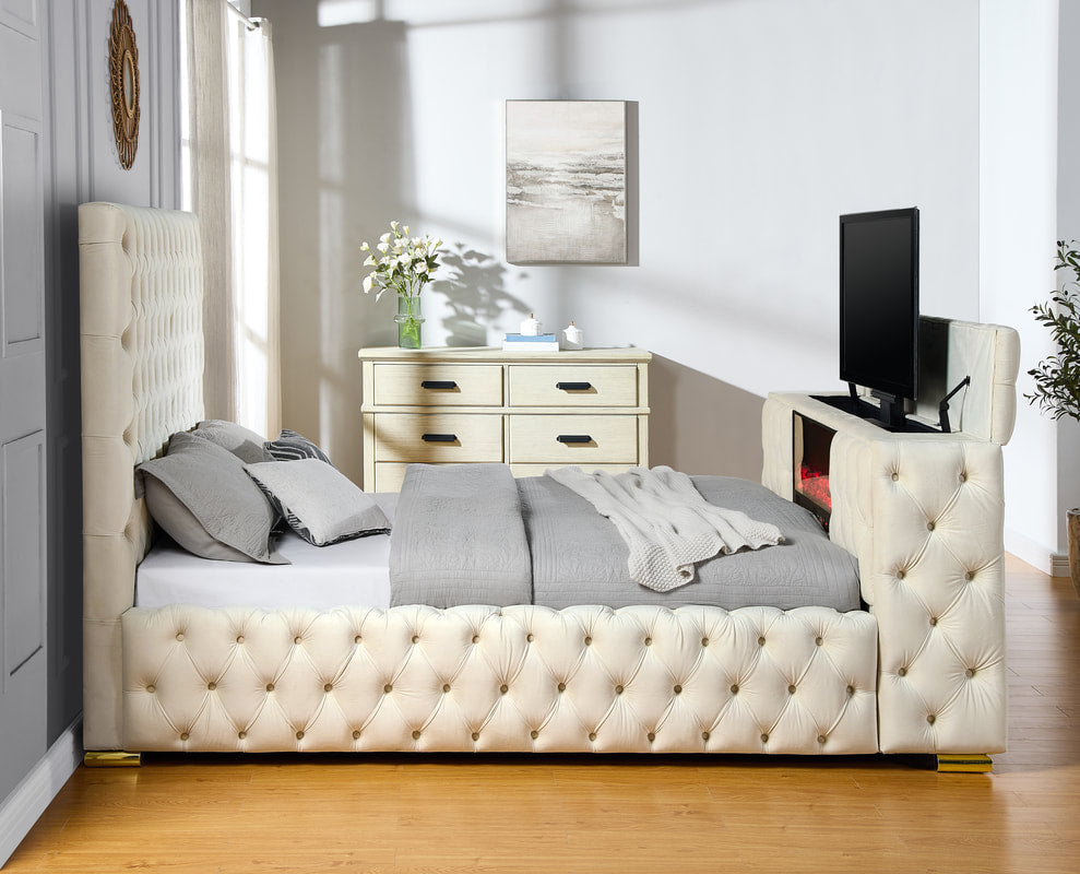 Future Black Platform Bed