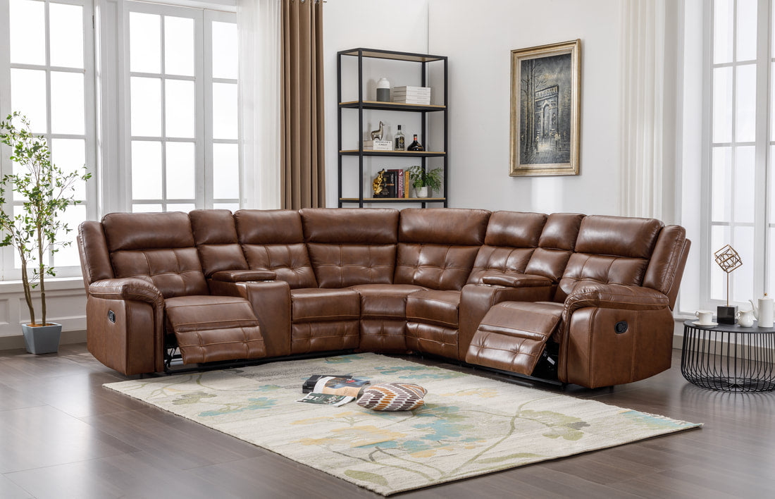 Jacob Saddle Reclining Sectional (ETA 5/15)