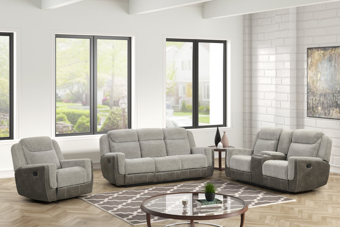 LISA - Gray 3pc Reclining Set **NEW ARRIVAL**