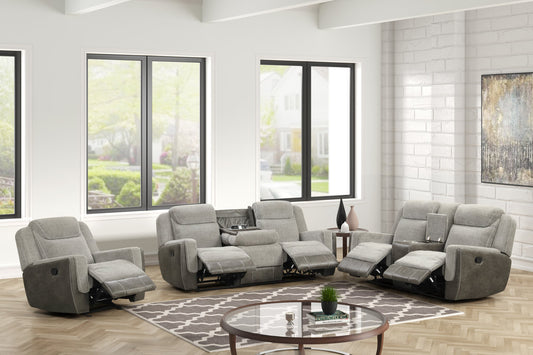 LISA - Gray 3pc Reclining Set **NEW ARRIVAL**