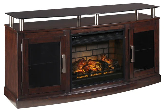 W757-48 TV Stand w/Fireplace 60"L