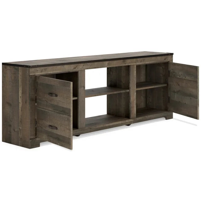 W446-168 TV Stand 72"L or TV Stand w/Fireplace