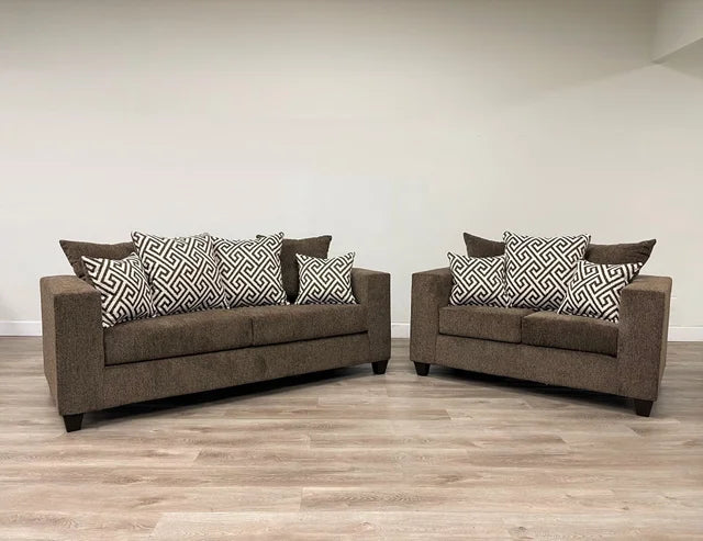 110 - Mocha Sofa & Loveseat (ETA: 8/23)